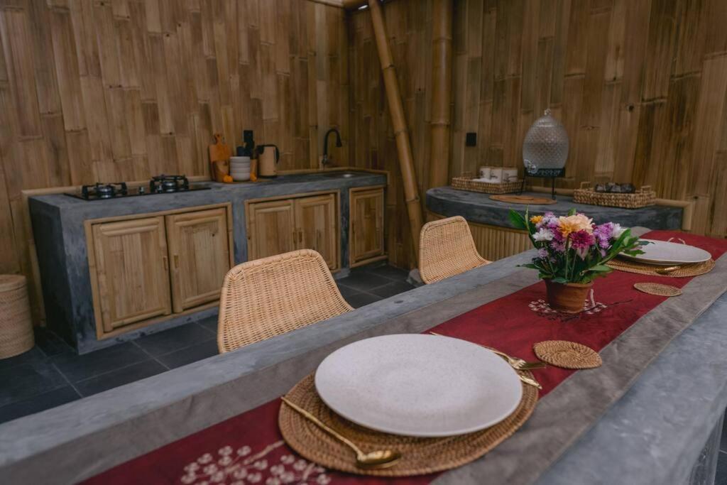 Makerti Bali~Bamboo House Villa Selat Kültér fotó