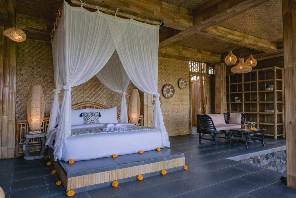 Makerti Bali~Bamboo House Villa Selat Kültér fotó