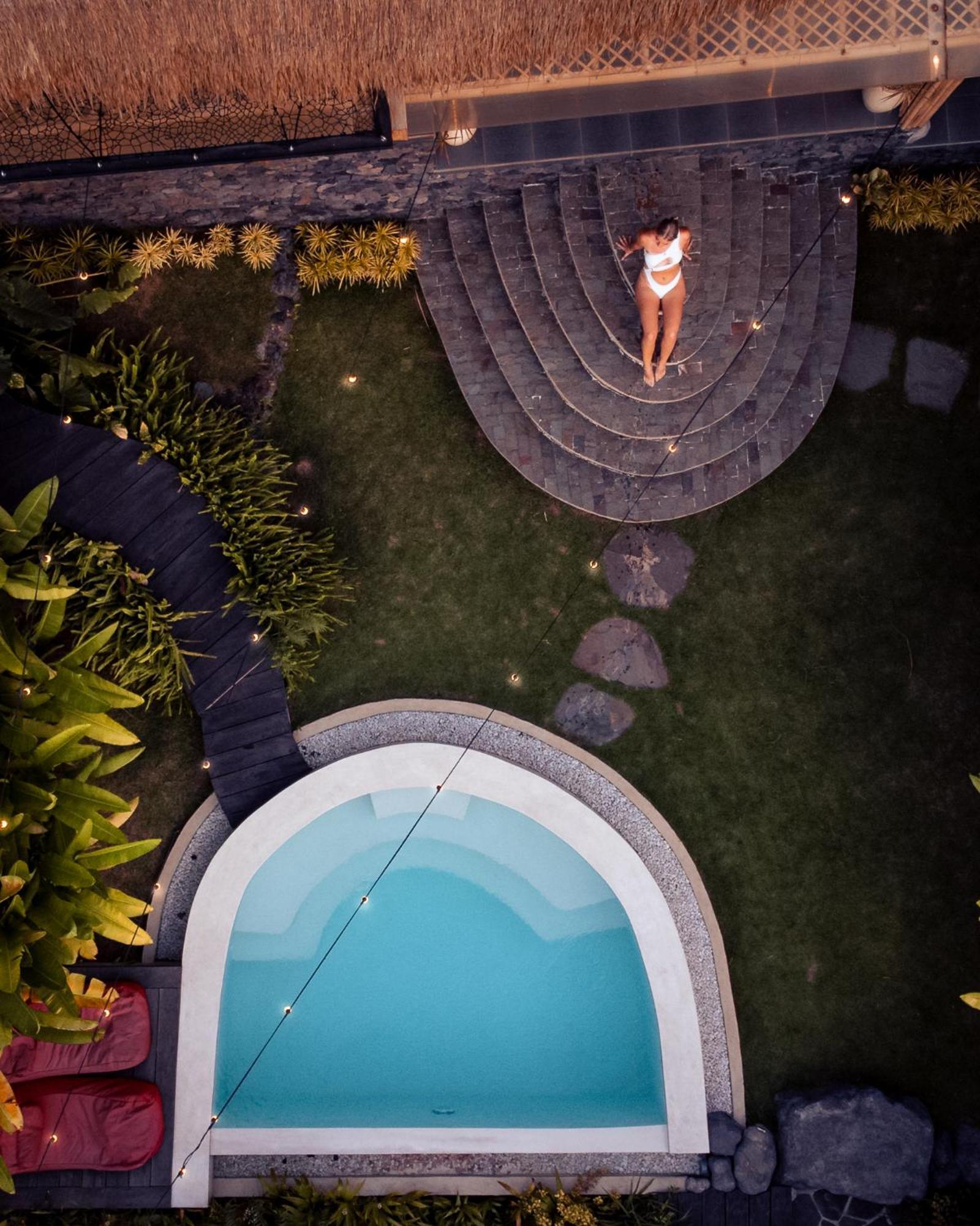 Makerti Bali~Bamboo House Villa Selat Kültér fotó