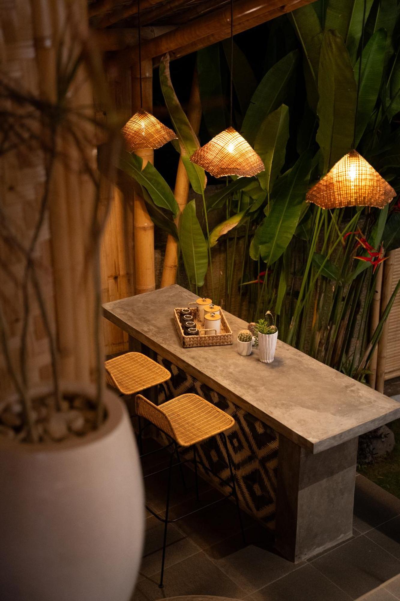Makerti Bali~Bamboo House Villa Selat Kültér fotó