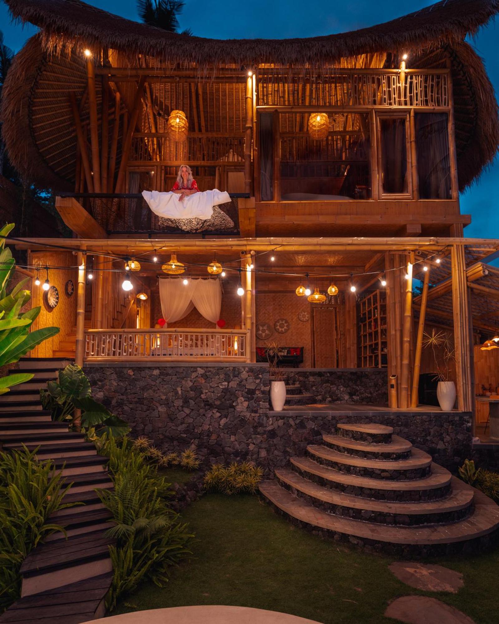 Makerti Bali~Bamboo House Villa Selat Kültér fotó