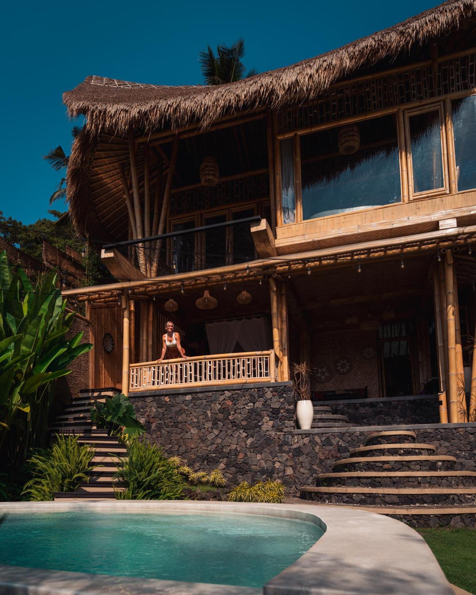 Makerti Bali~Bamboo House Villa Selat Kültér fotó