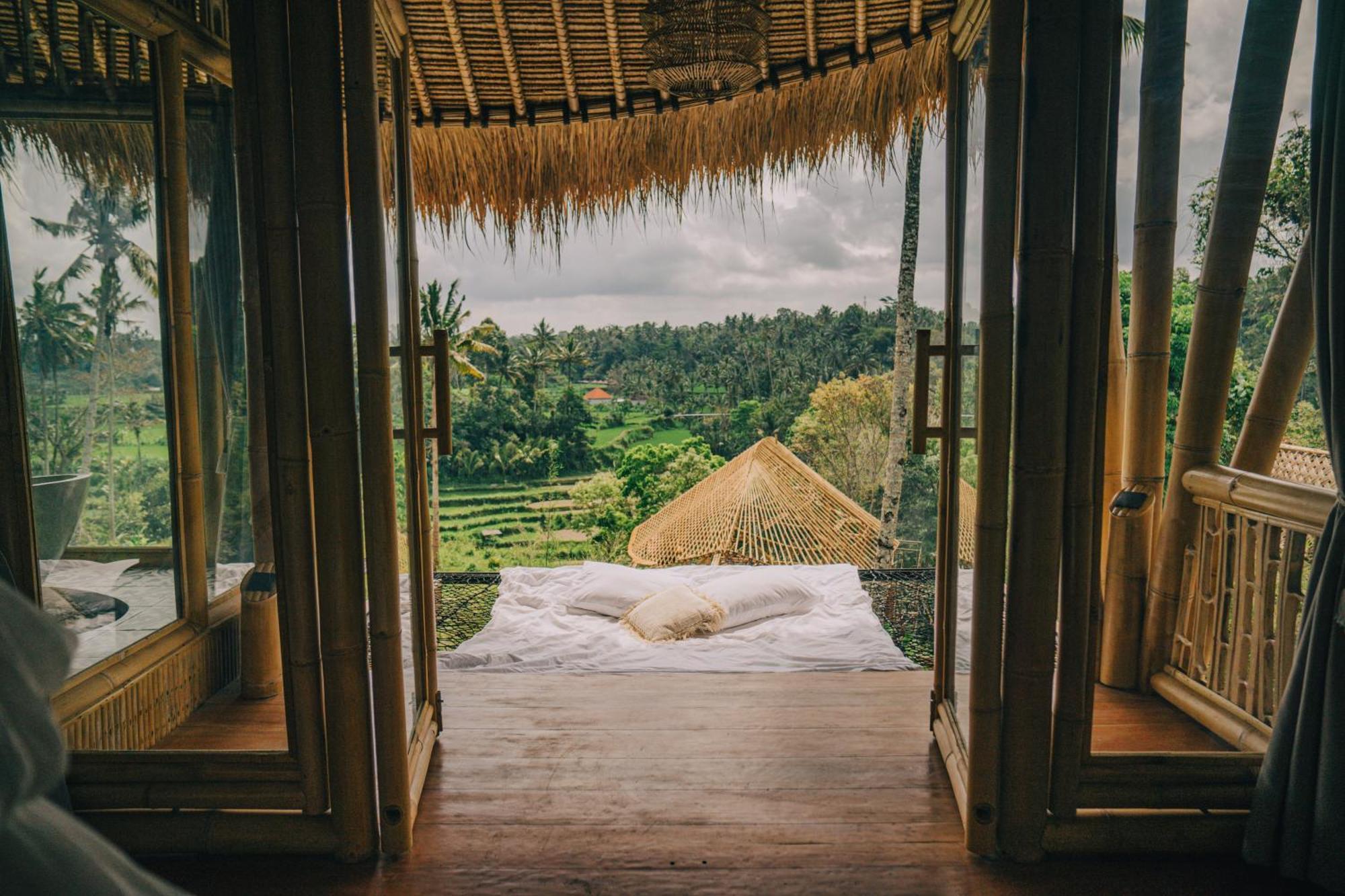 Makerti Bali~Bamboo House Villa Selat Kültér fotó